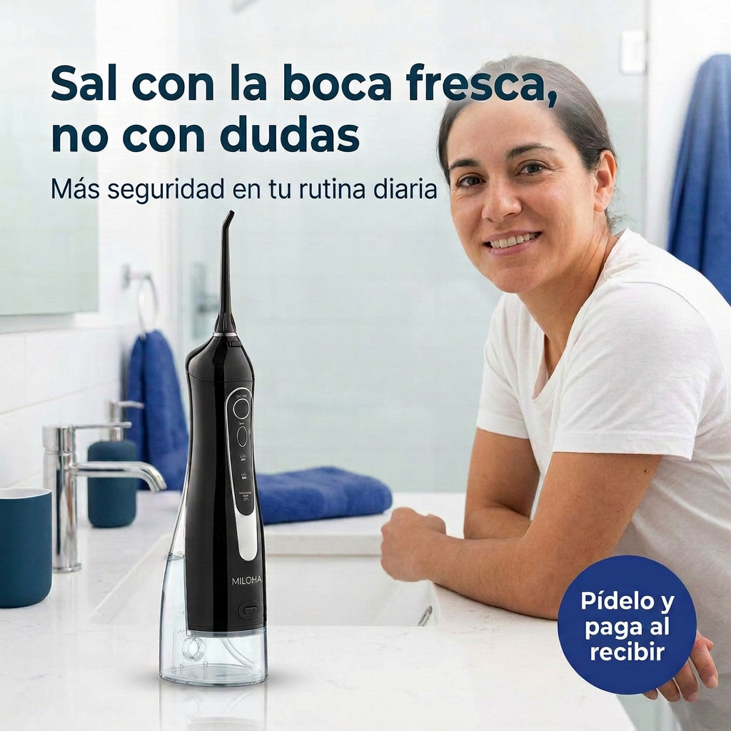 Limpieza bucal profunda, sin hilo dental y sin complicarte la rutina