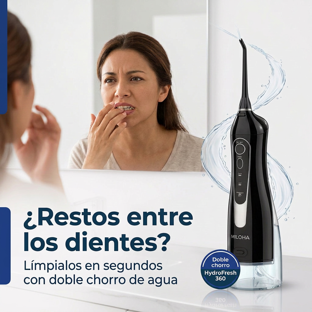 Limpieza bucal profunda, sin hilo dental y sin complicarte la rutina