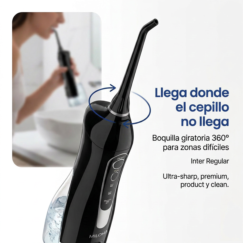 Limpieza bucal profunda, sin hilo dental y sin complicarte la rutina