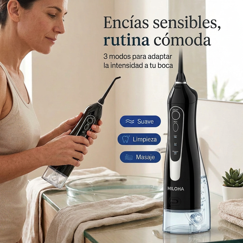 Limpieza bucal profunda, sin hilo dental y sin complicarte la rutina